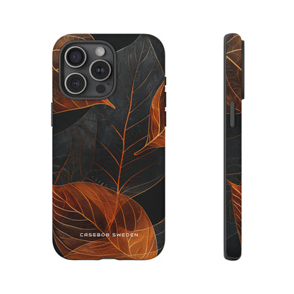 Autumn Leaf Elegance iPhone 15 - Tough Phone Case