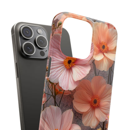 Serene Botanical Blooms - Slim iPhone 15 Phone Case