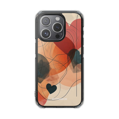 Abstract Heart Harmony - Phone Case for iPhone