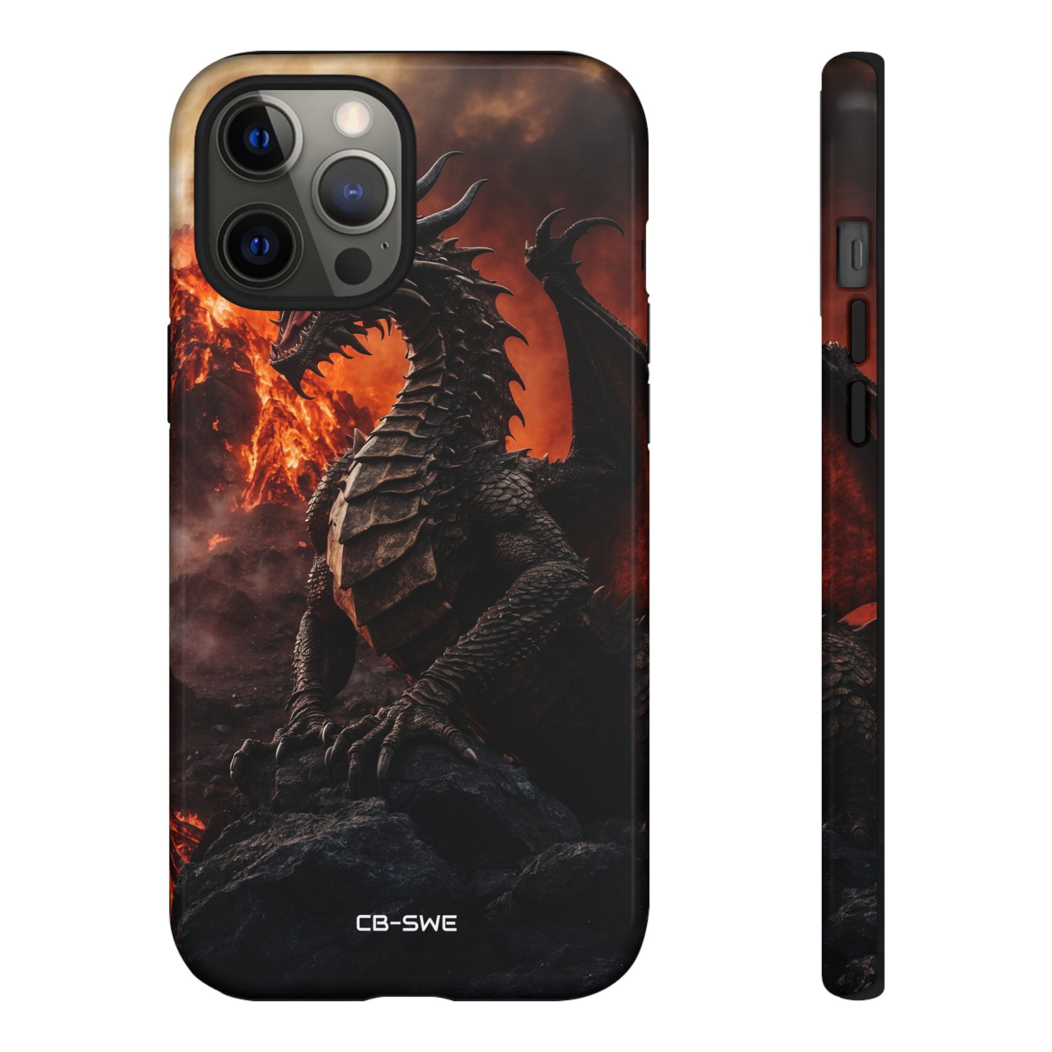 Fiery Dragon Soars - iPhone Case