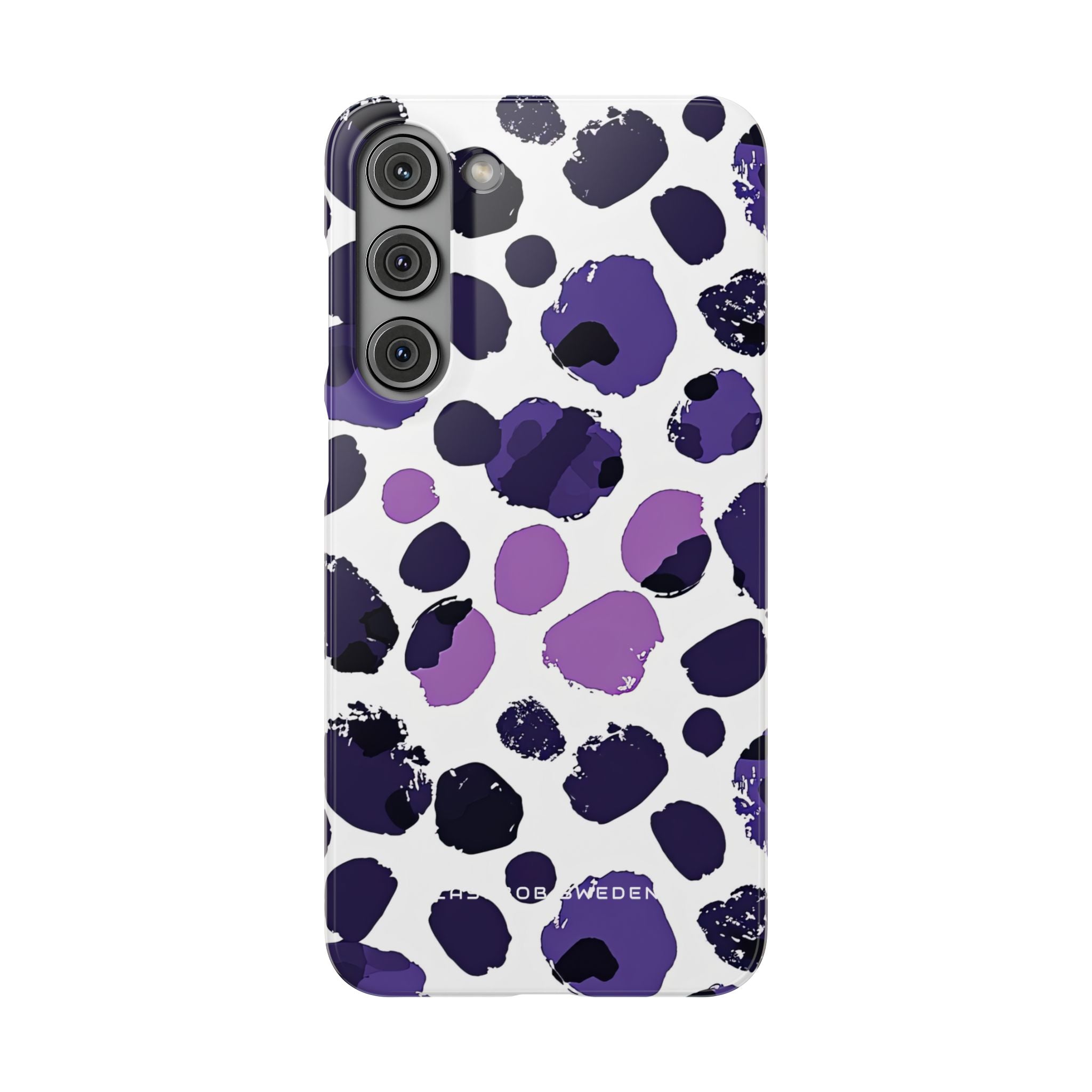 Purple Inkblots Samsung S23 - Slim Phone Case