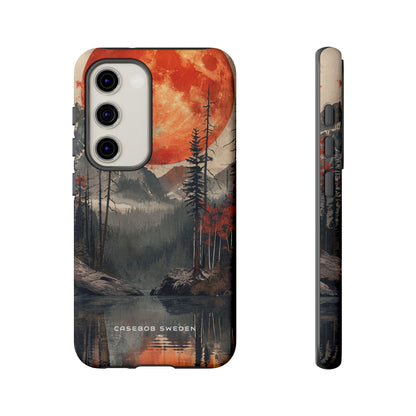 Celestial Glow Over Reflective Landscape Samsung S23 - Tough Phone Case