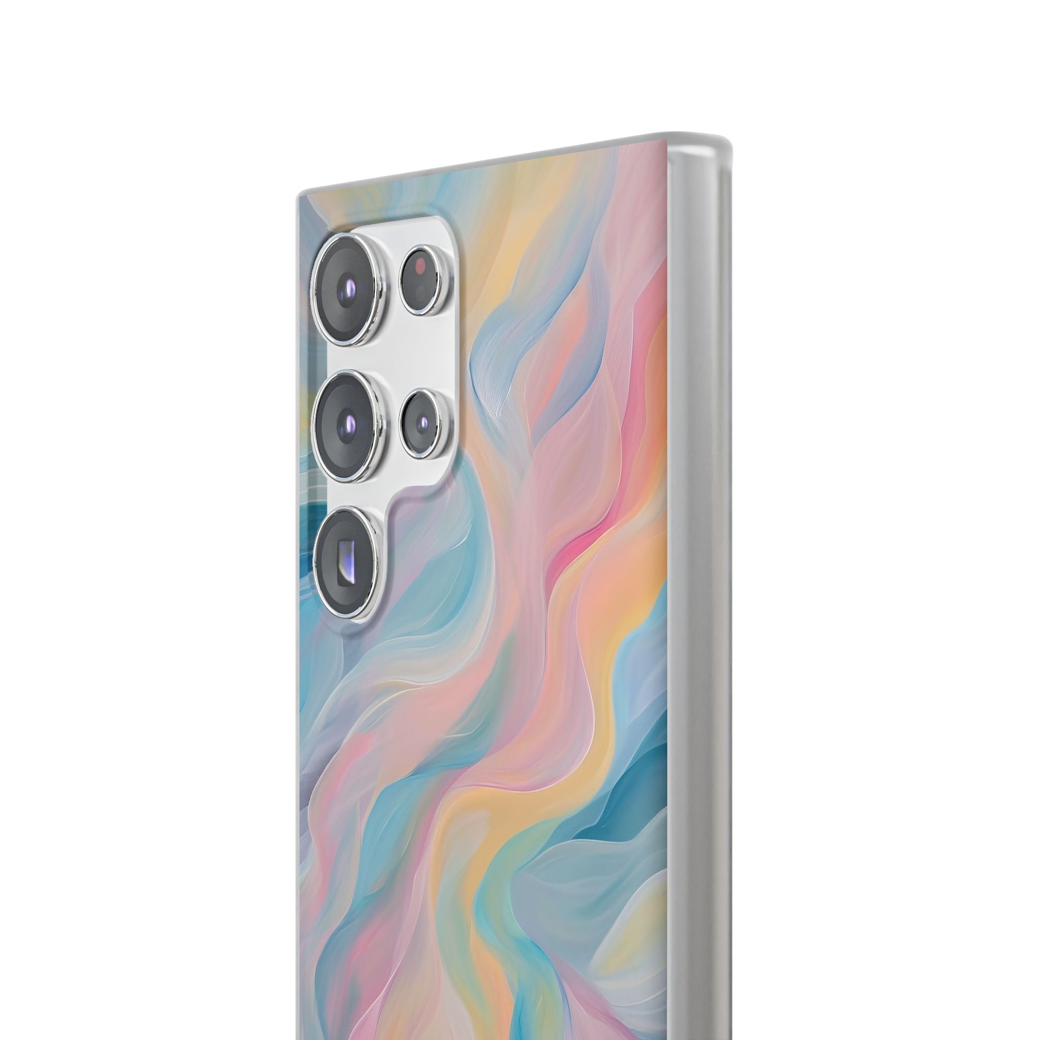 Dreamy Pastel Swirls - Flexi Samsung S23 Phone Case