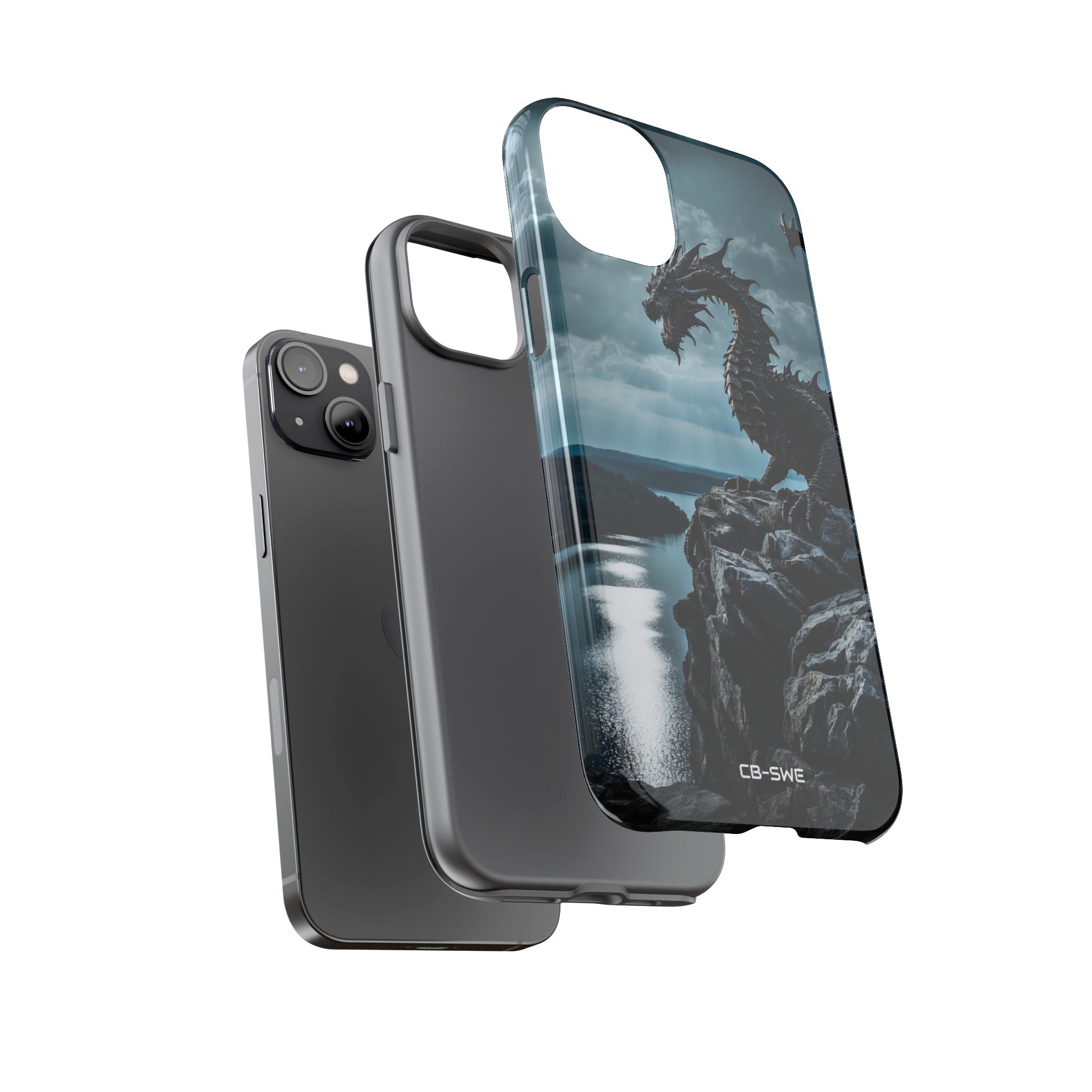 Dragon Soars Moonlight - iPhone Case