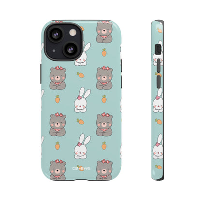 Bunnies Gather Carrots - iPhone Case