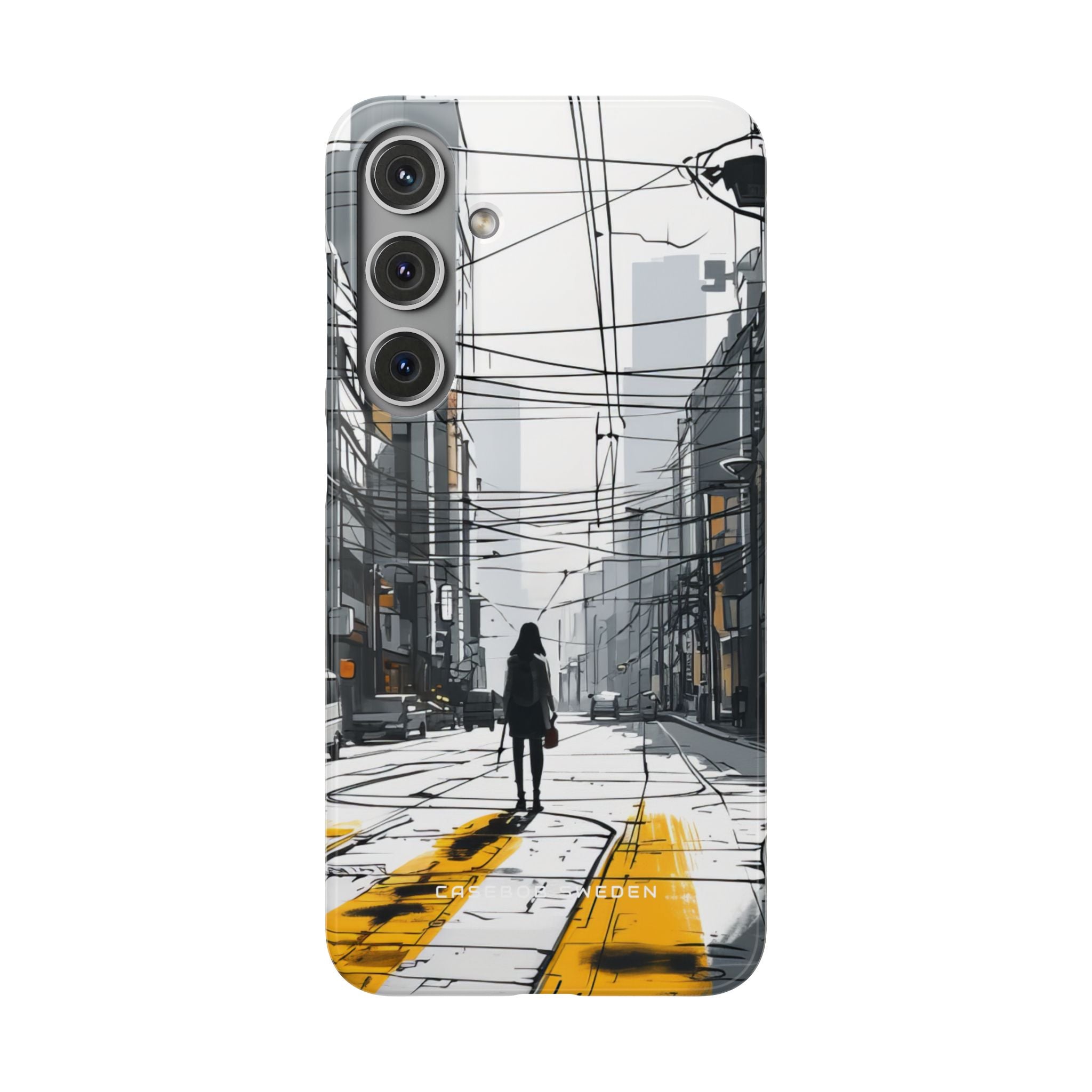 Urban Noir Streetscape Samsung S24 - Slim Phone Case