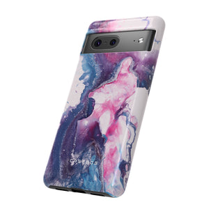 Blue & Pink Art - Protective Phone Case