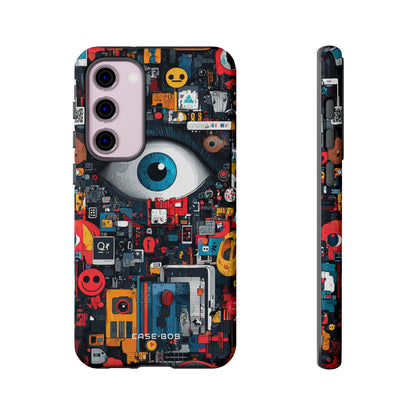 Digital Eye Blue Samsung S23 Plus Case - Tough