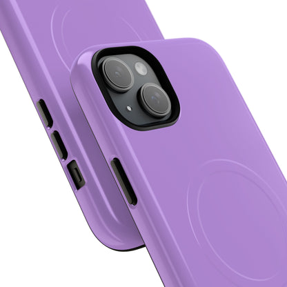 Bright Lavender - Tough + MagSafe® iPhone 15 Phone Case