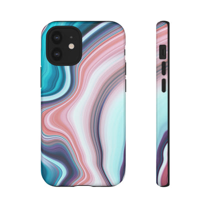 Pink Swirls - Protective Phone Case