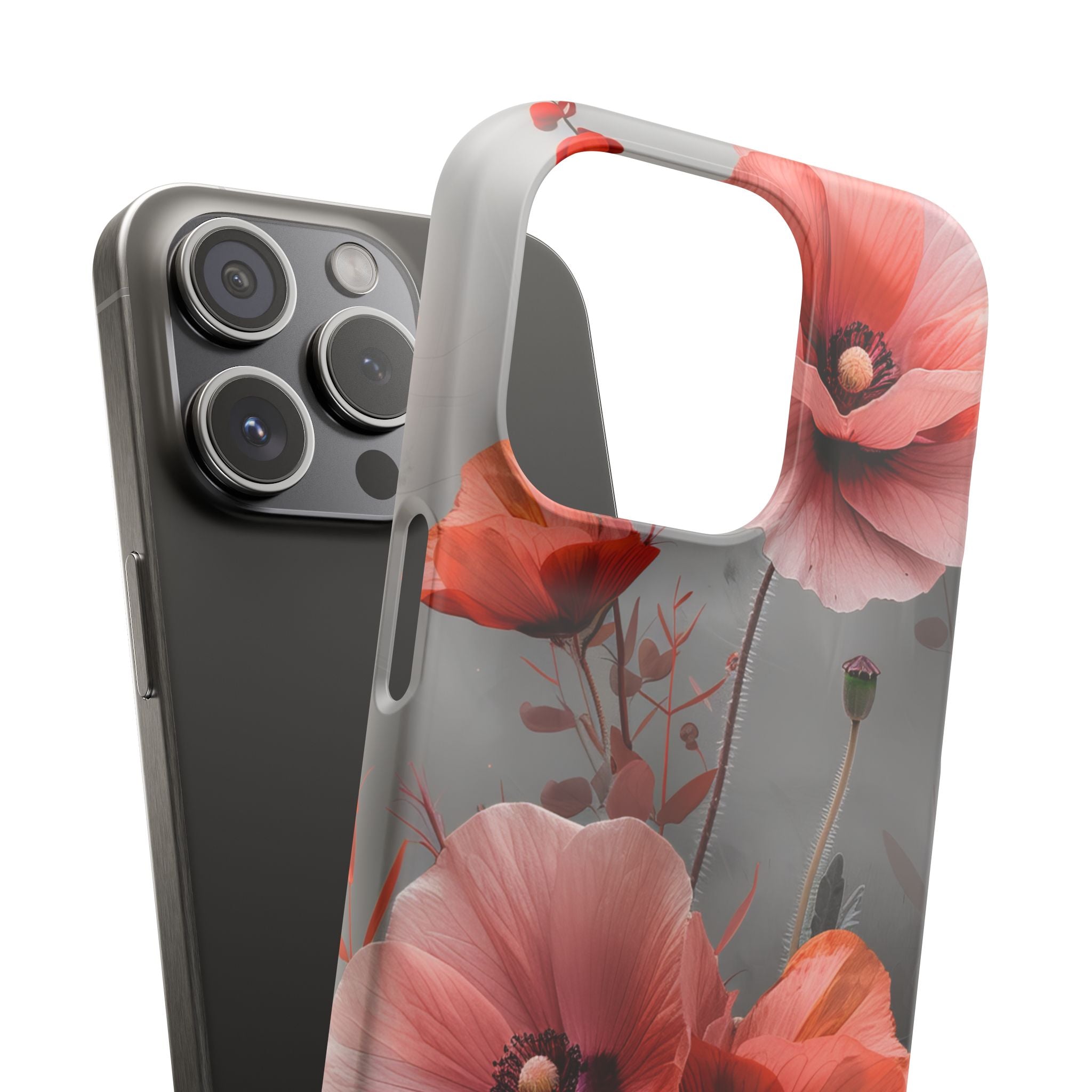 Ethereal Floral Elegance iPhone 15 - Slim Phone Case