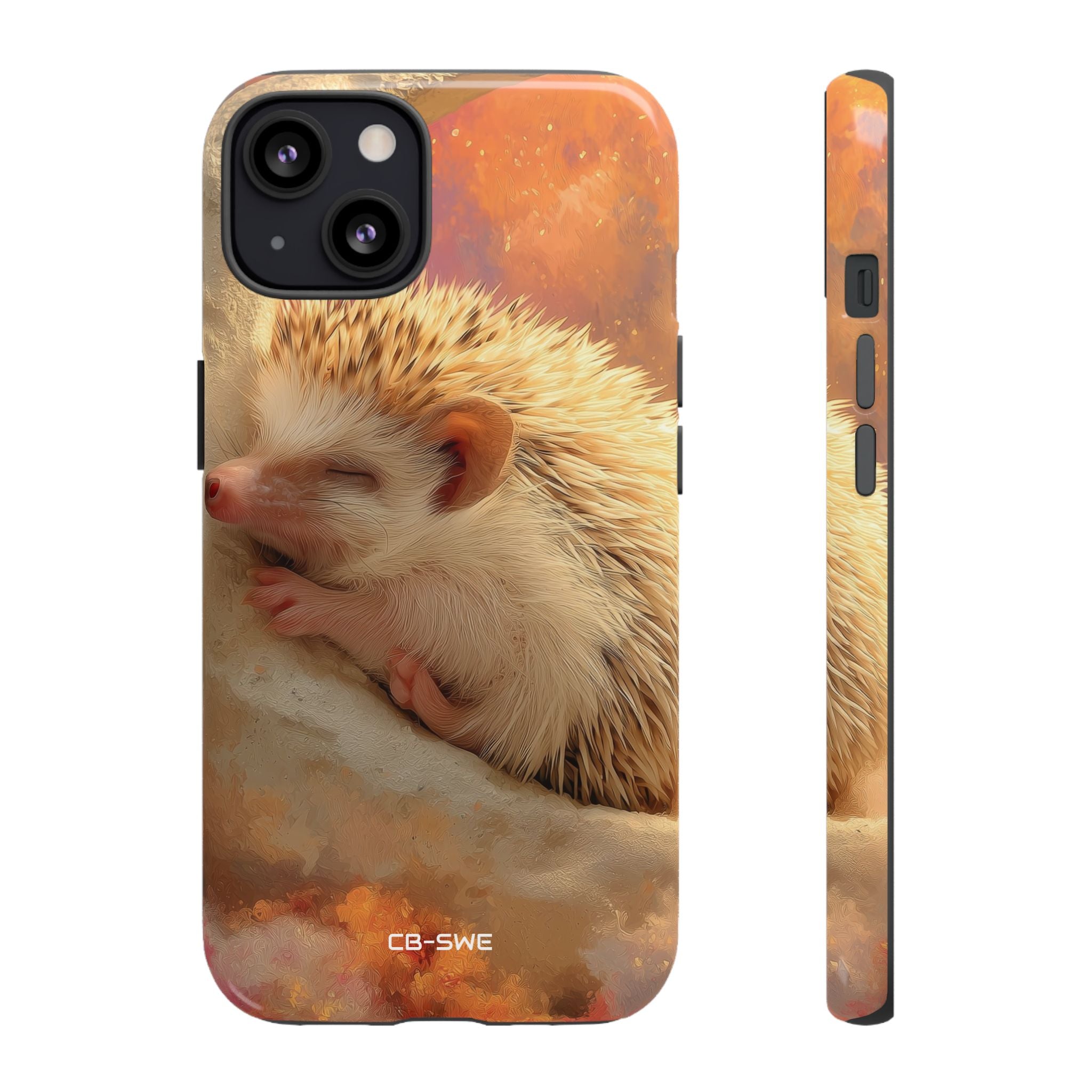 Hedgehog Rests Dreaming - iPhone Case