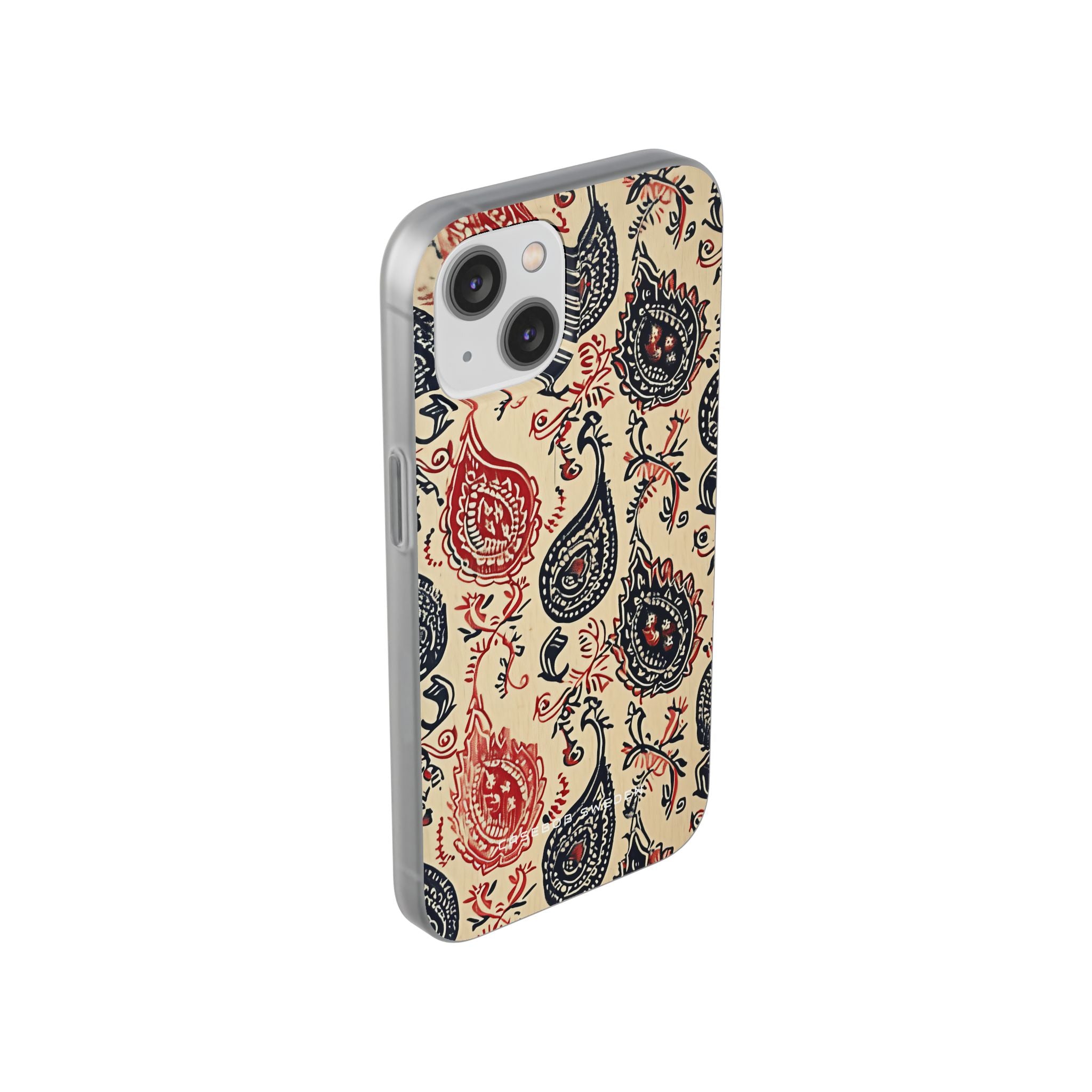 Vintage Paisley Elegance iPhone 14 - Flexi Phone Case