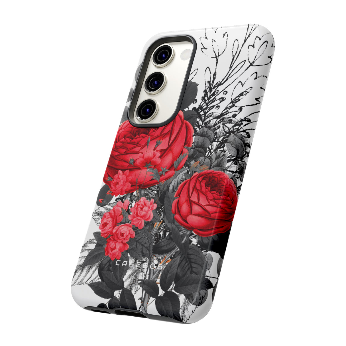 Roclops Gothic Flower - Protective Phone Case