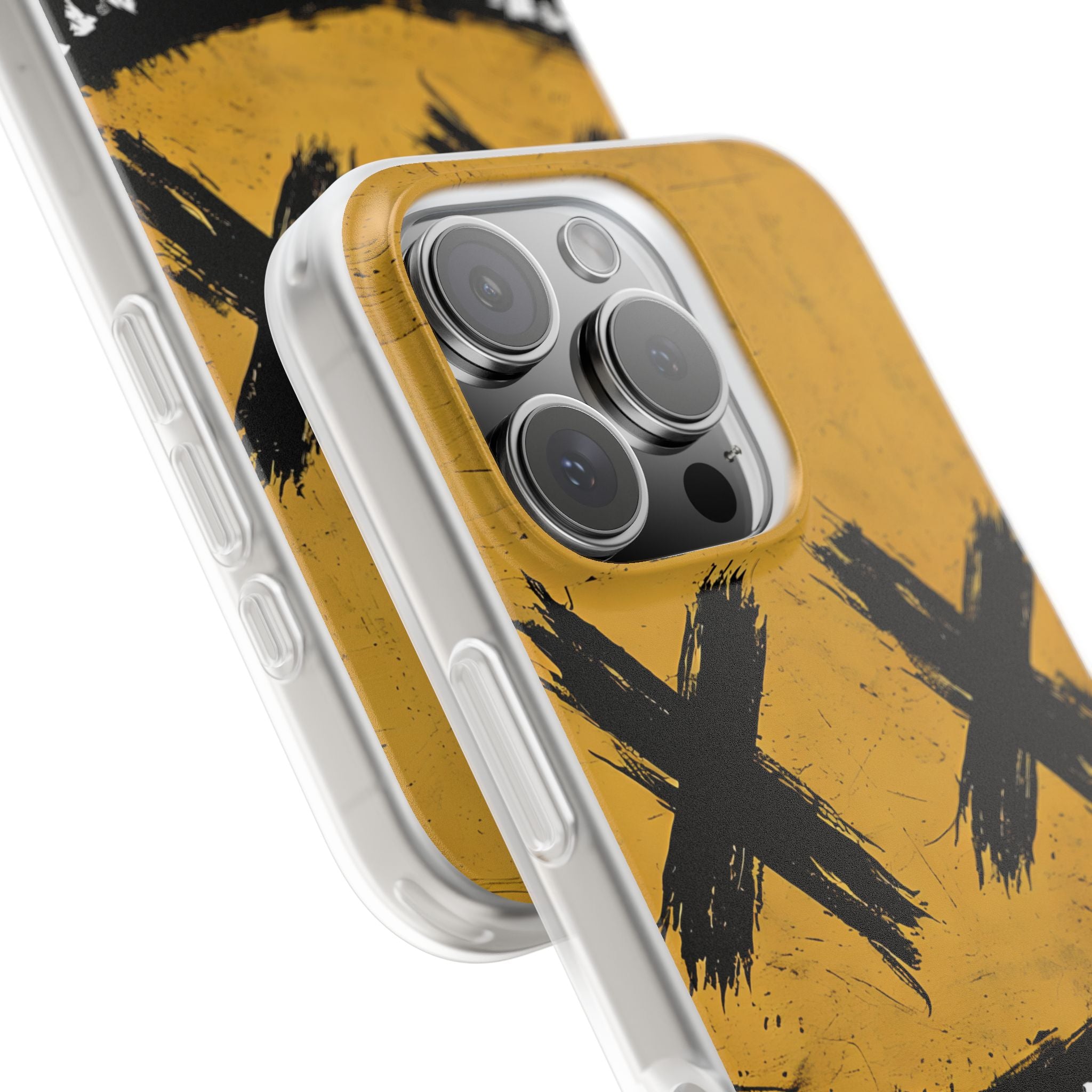 Jagged Smile Yellow iPhone 16 Pro Case - Soft