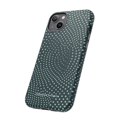 Teal Rippleflow iPhone 14 - Tough Phone Case