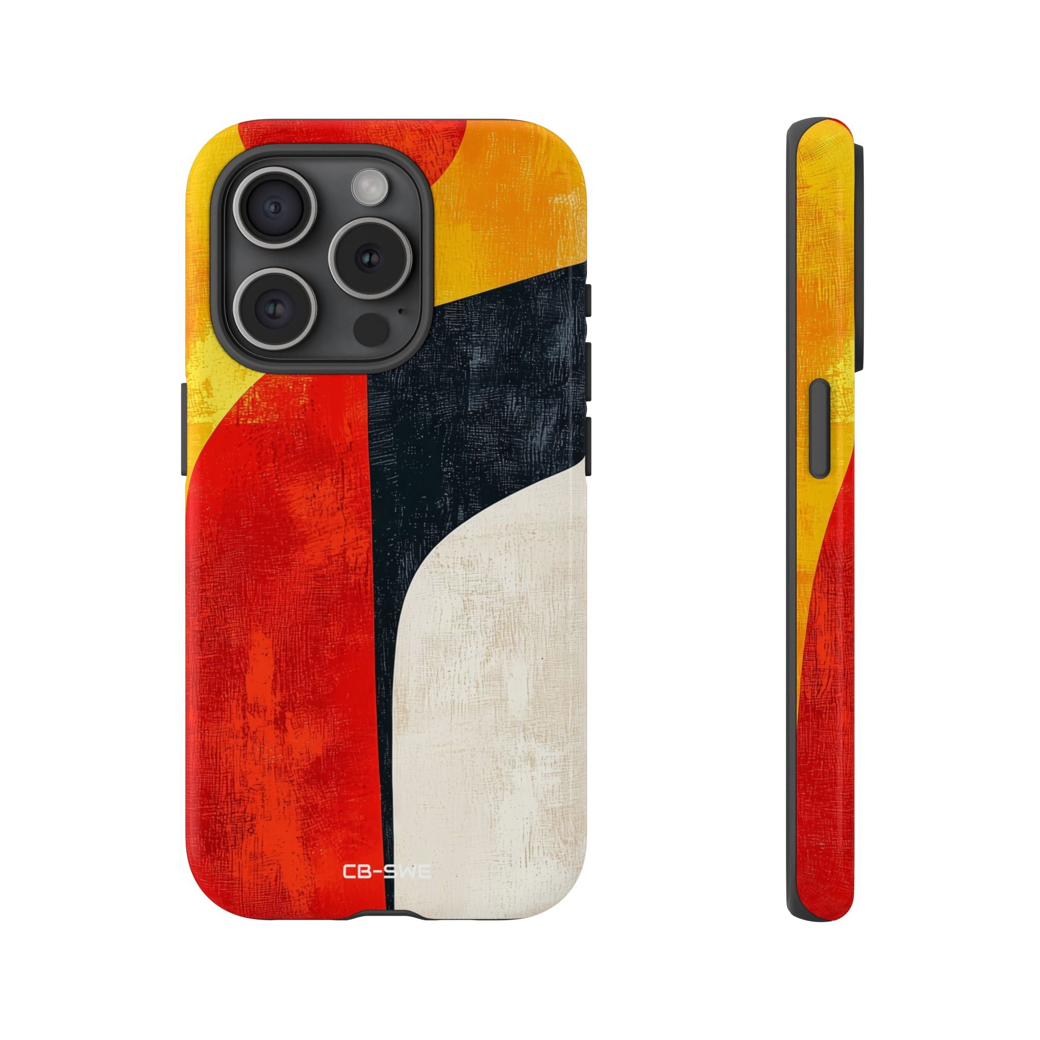 Vibrant Flowing Shapes - iPhone Case