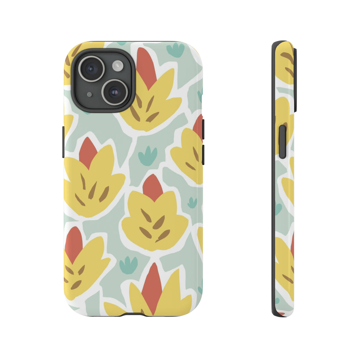 Summer Yellow Happy Flower - Protective Phone Case