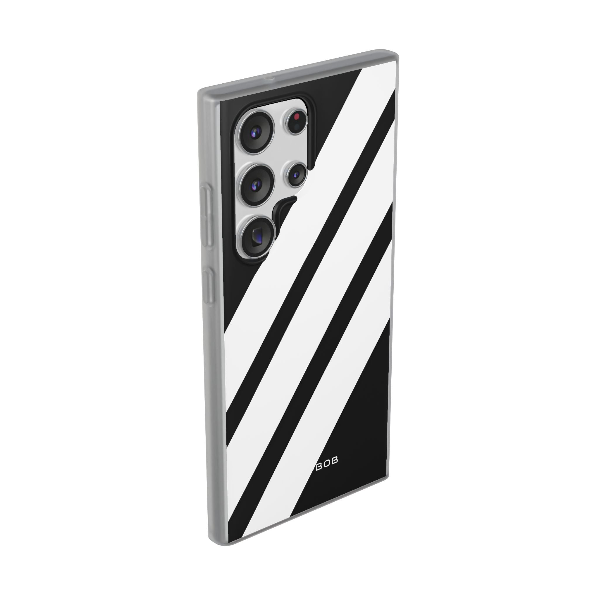 Diagonal Bands Noir Samsung S23 Ultra Case - Soft