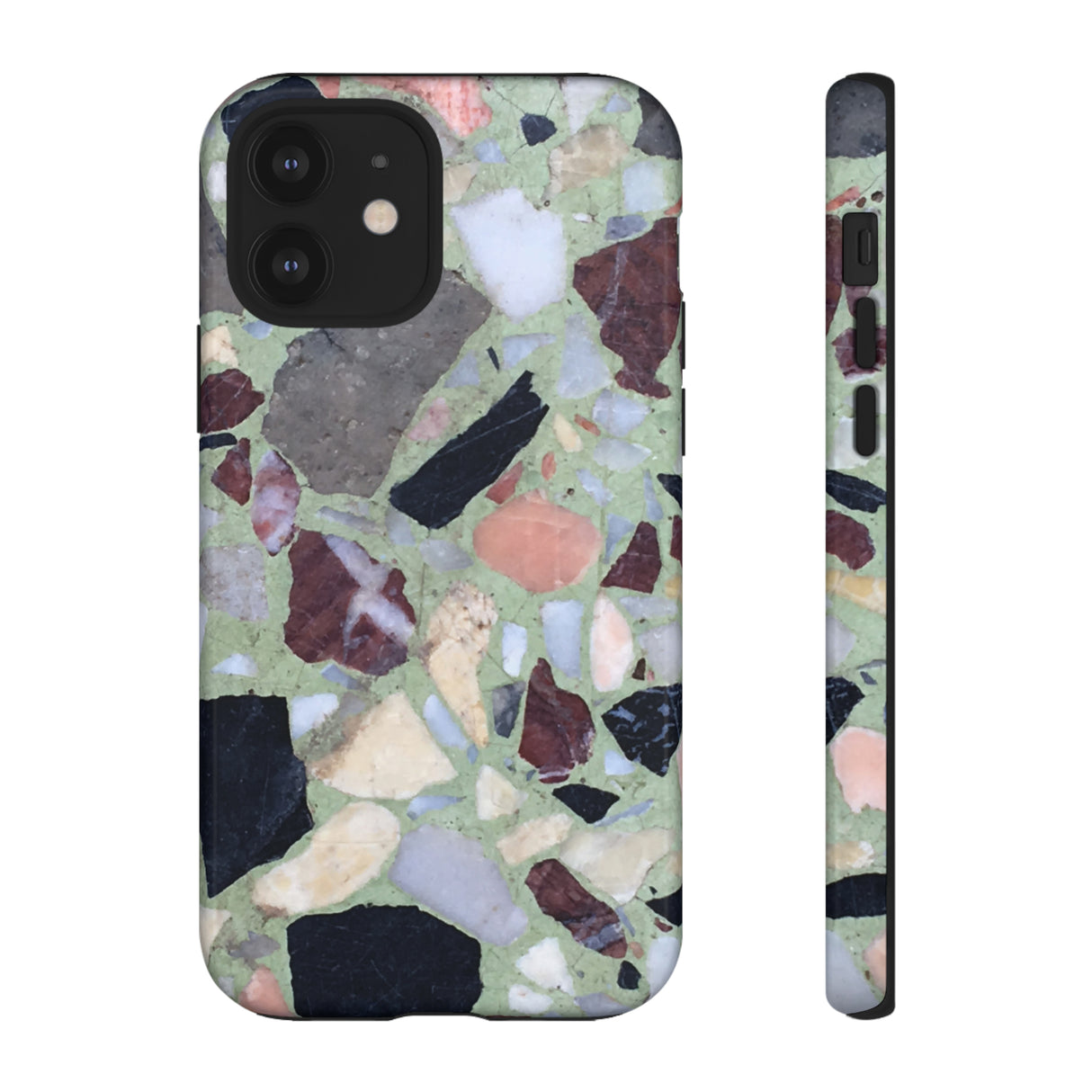 Terrazzo in Green - Protective Phone Case