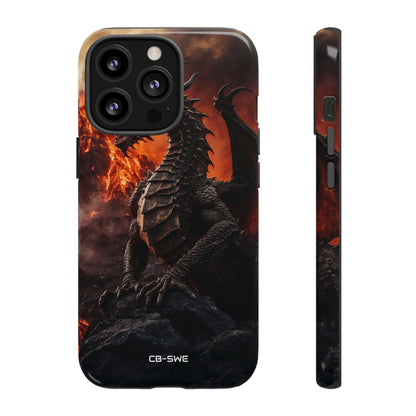 Fiery Dragon Soars - iPhone Case