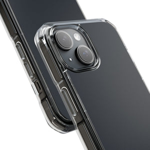 Gun Metal | Handyhülle für iPhone (Clear Impact Case - Magnetisch) 