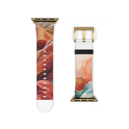 Fabric Peaks Sunset - Watch Band