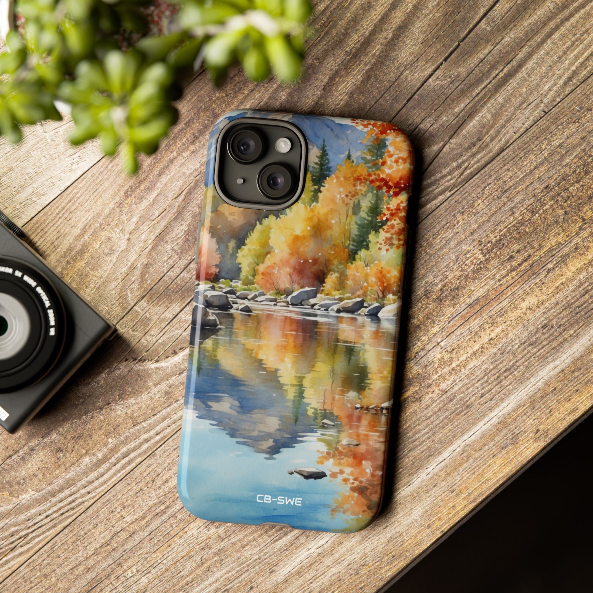 Autumn Leaves Reflect - iPhone Case
