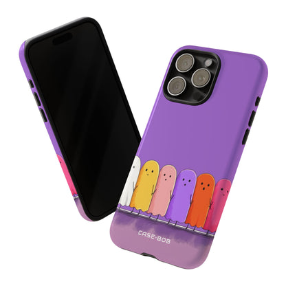 Colorful Ghosts iPhone 15 Pro Max Case - Tough