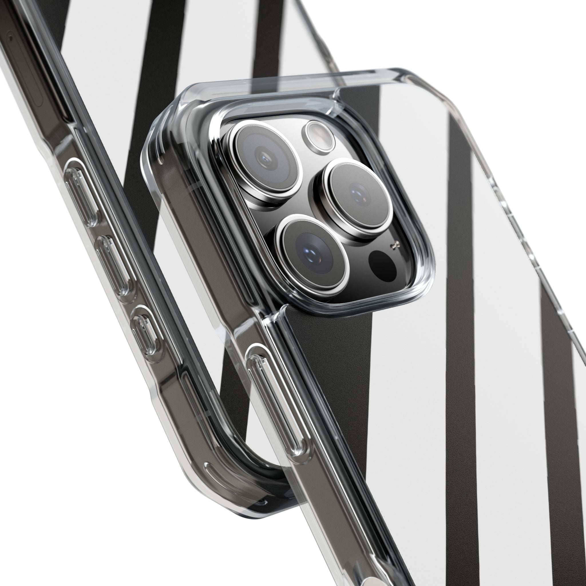 Monochrome Diagonal Symmetry iPhone Case - Impact