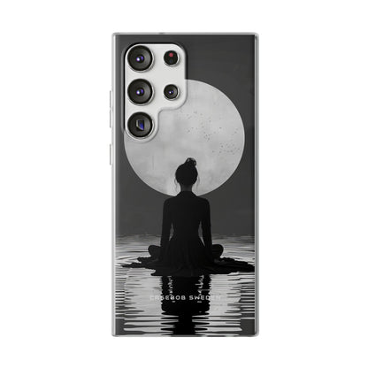 Zen Serenity Moon Reflection Samsung S23 - Flexi Phone Case