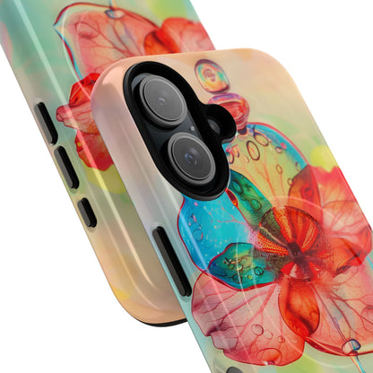 Ethereal Glass Flower iPhone 16 | Tough+ Phone Case