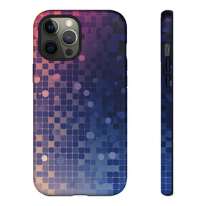 Azure Square: Blue Gradient - Protective Phone Case