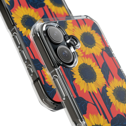 Vibrant Sunflower Rhythm iPhone Case - Impact