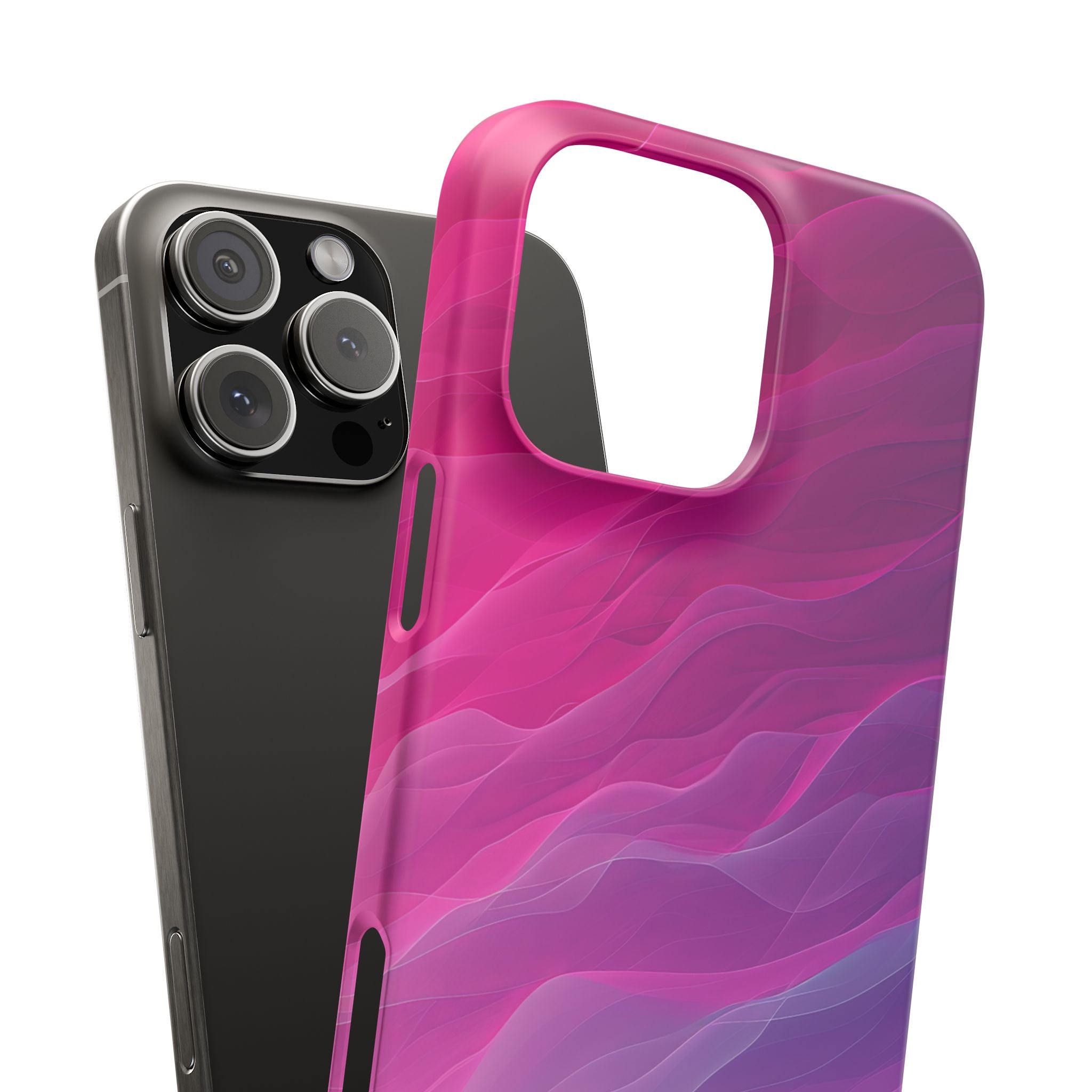 Gradient Oceanflow Waves iPhone 16 - Slim Phone Case