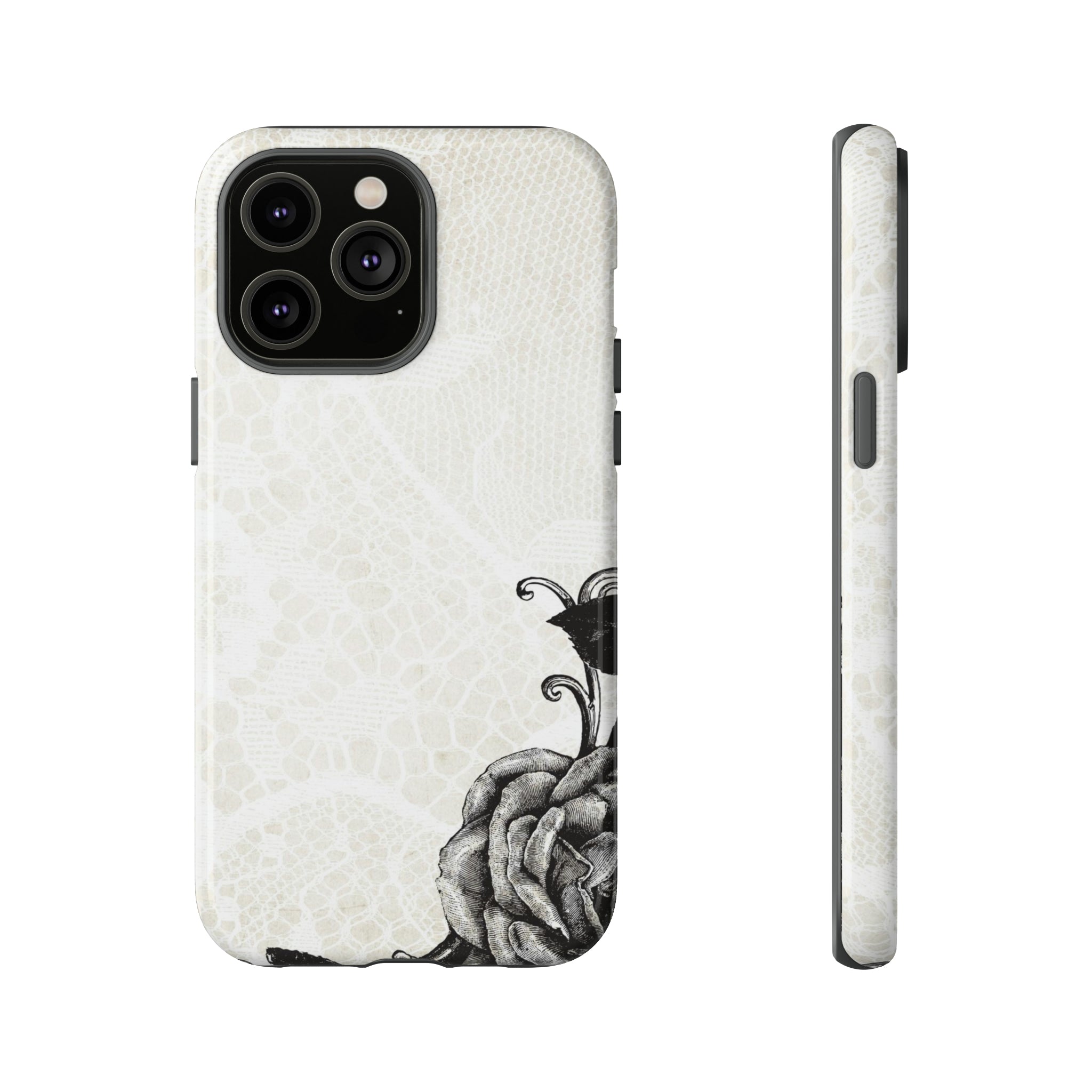 Rosett Gothic Flower - Protective Phone Case