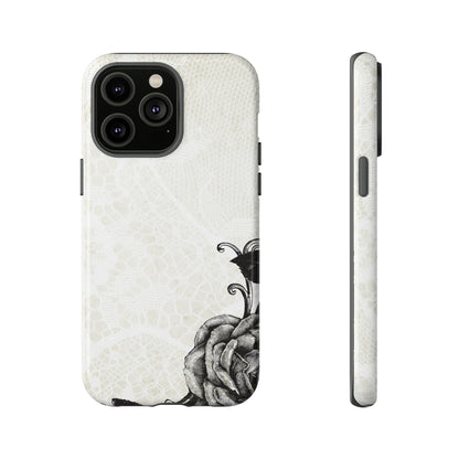 Rosett Gothic Flower - Protective Phone Case