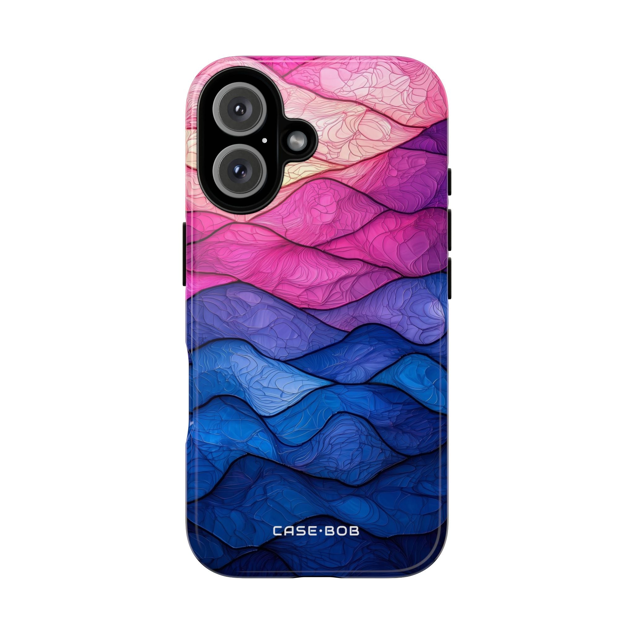 Wavy Vein Gradient iPhone 16 Case - Tough