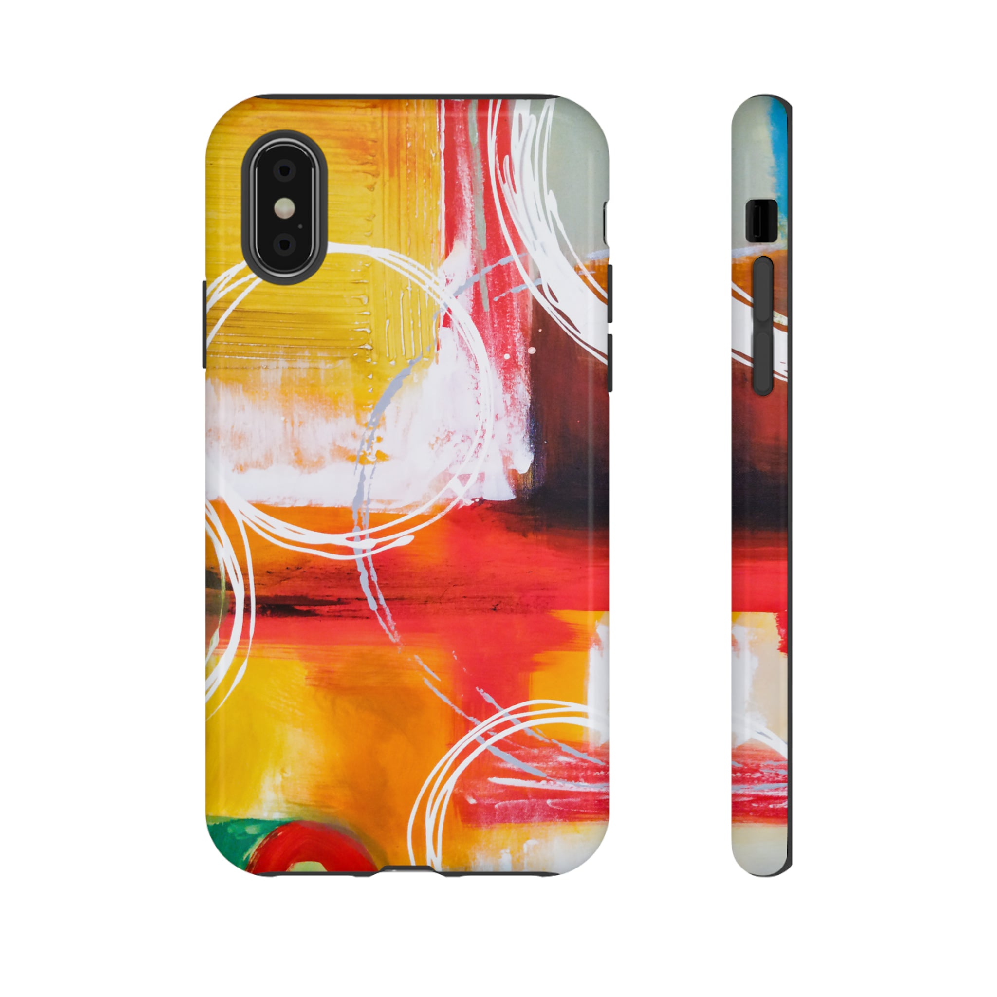 Abstract Yellow - Protective Phone Case