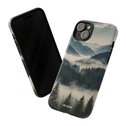 Misty Forest Embrace - iPhone Case