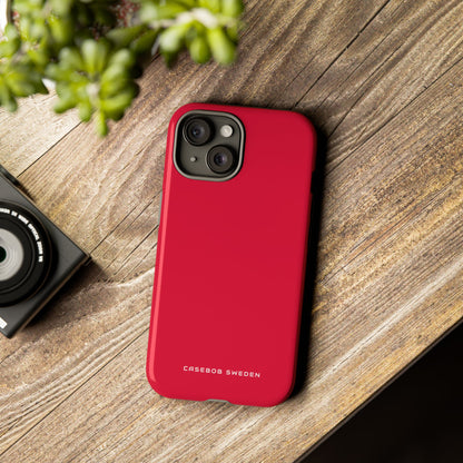 Crimson iPhone 15 - Tough Phone Case