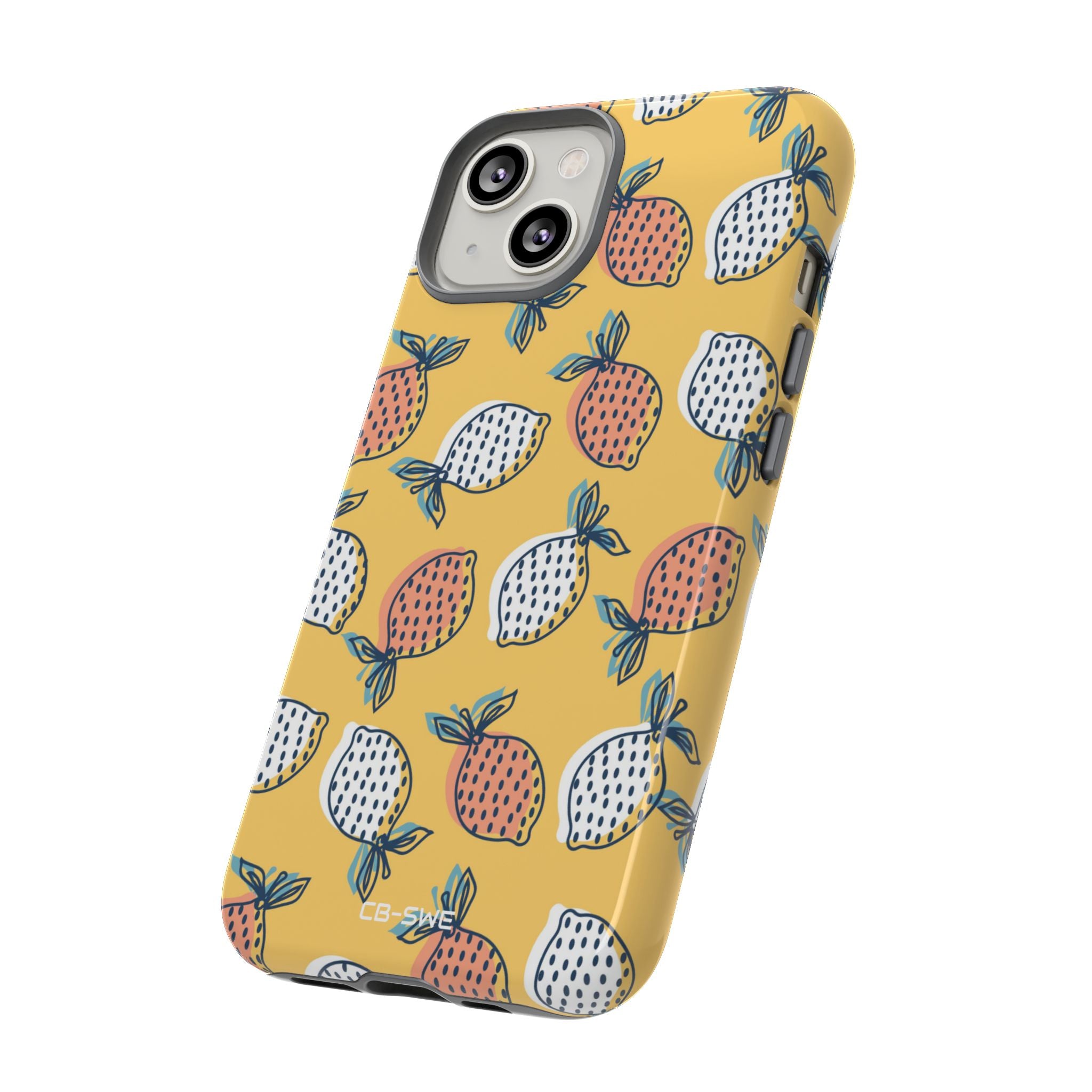 Lemons Dance Playfully - iPhone Case