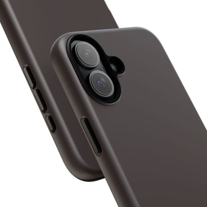 Deep Brown Minimalist Elegance - for iPhone 16