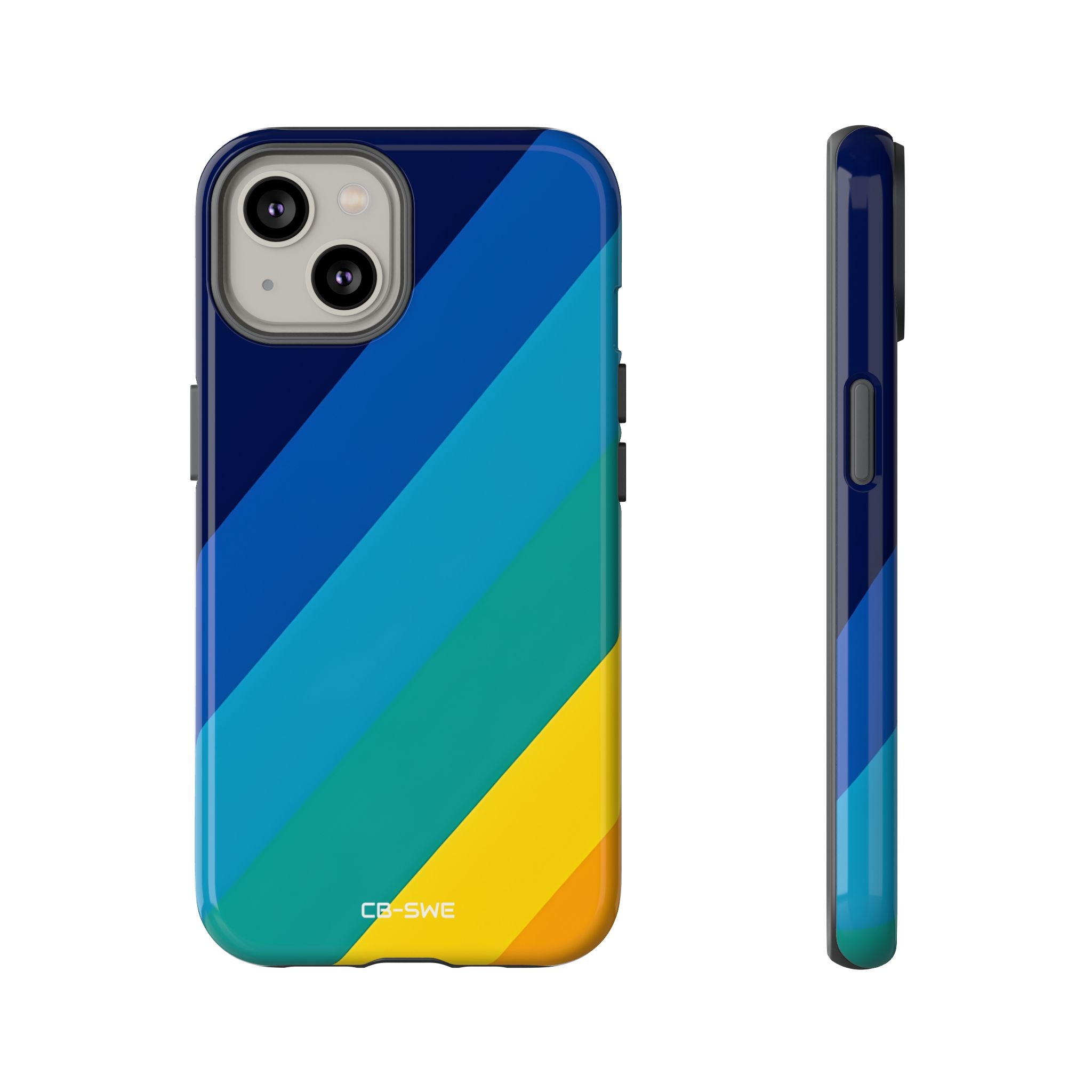 Diagonal Color Spectrum - iPhone Case