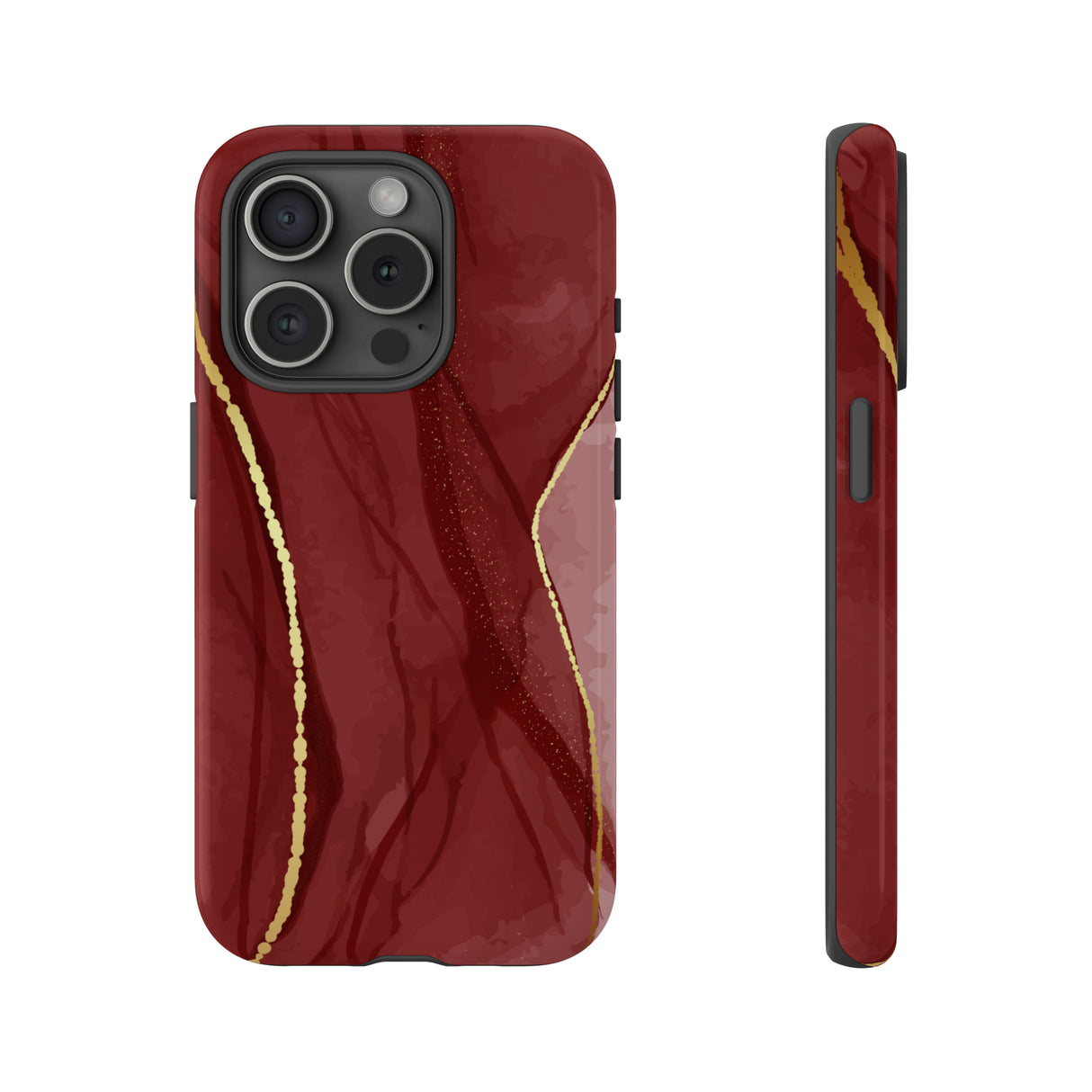 Dark Red - Protective Phone Case