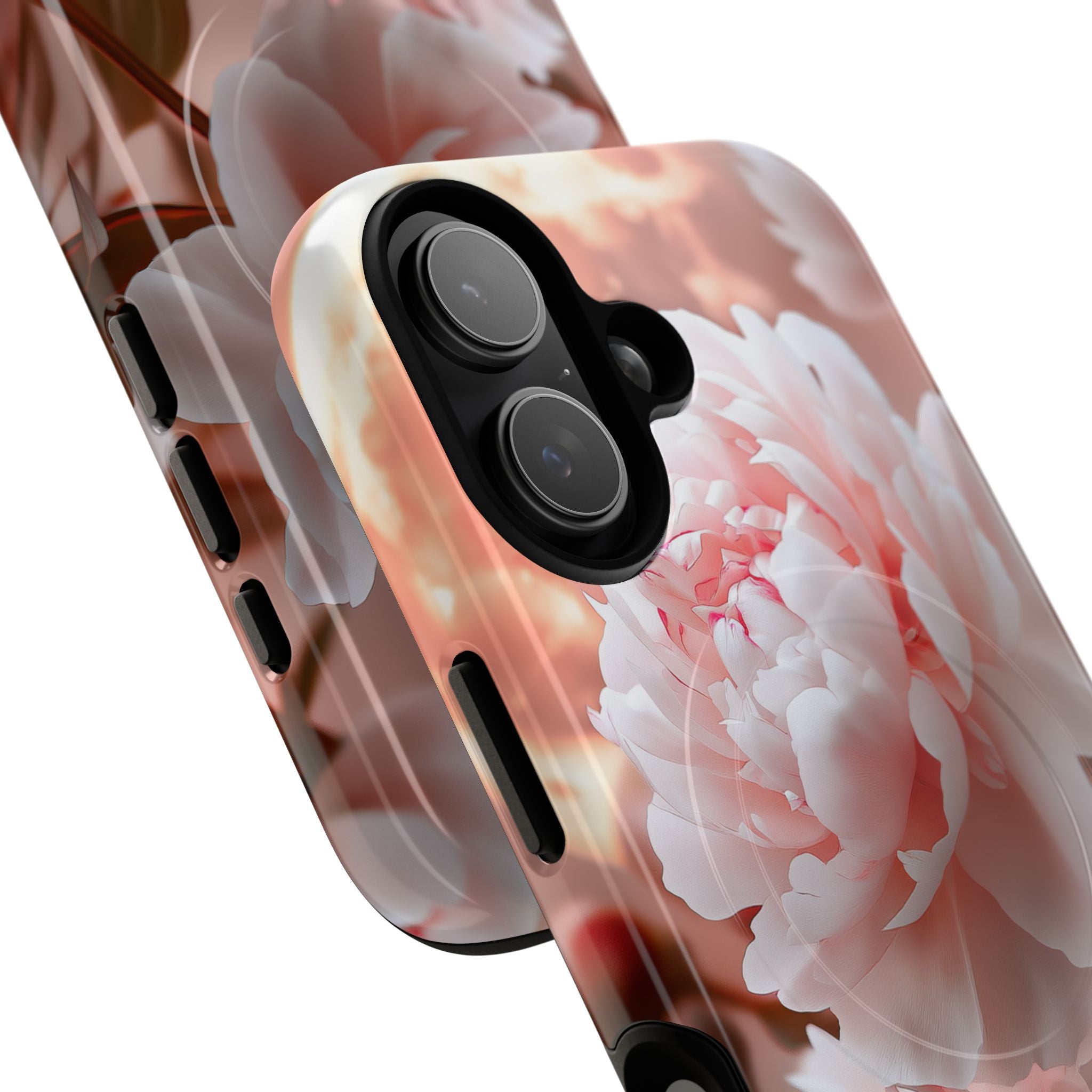 Peony Moonlight iPhone 17 Case - Tough+