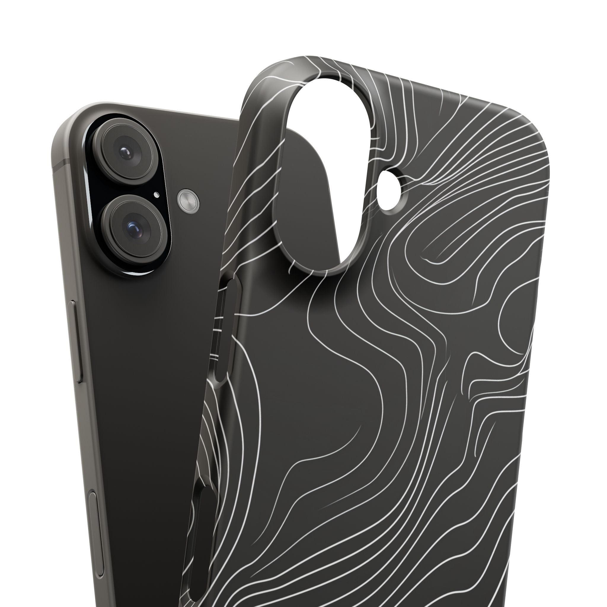 Contour Waveform Flow iPhone 16 - Slim Phone Case