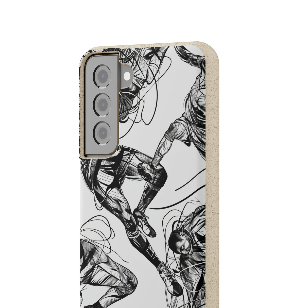 Dynamic Athletic Surrealism | Biodegradable Phone Case