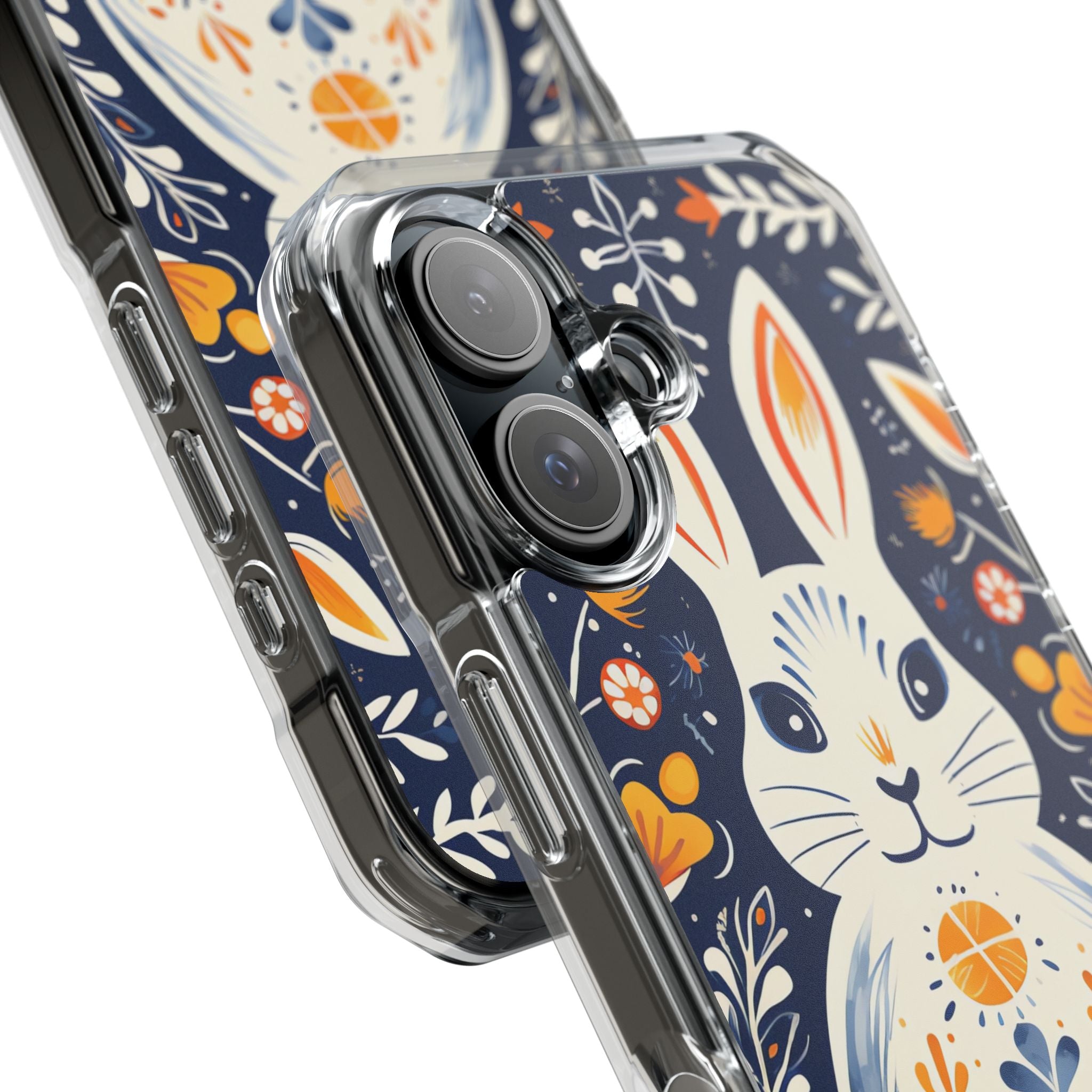 Floral Rabbit Joy iPhone Case - Impact