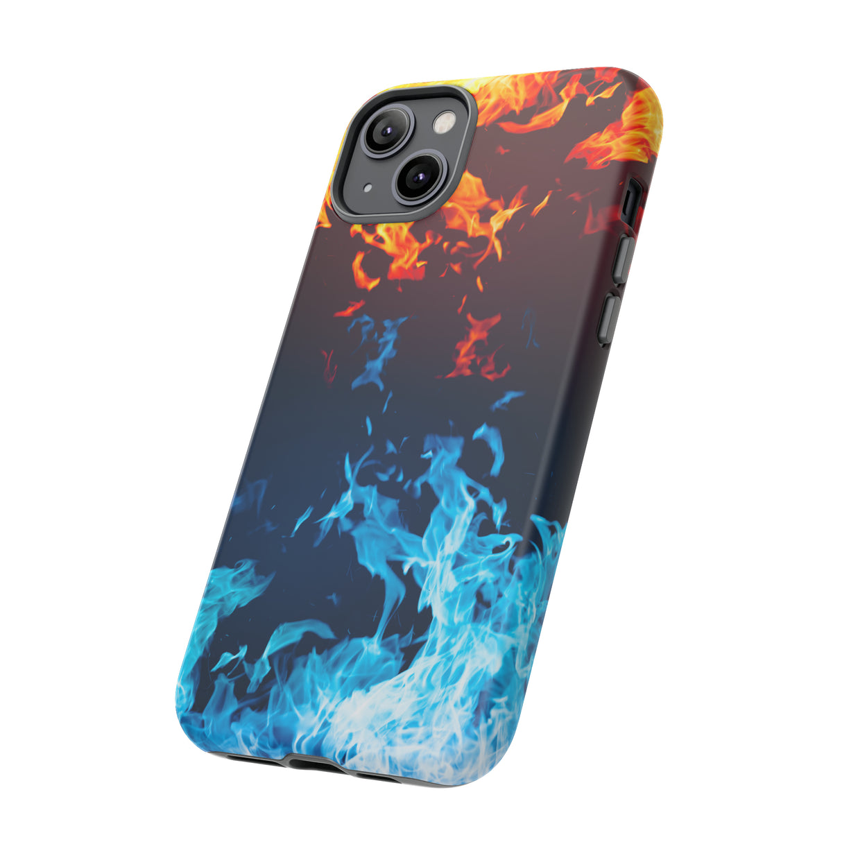 Red & Blue Flames - Protective Phone Case